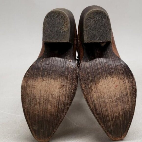 Ariat Women's Brown Leather Pointed Toe Boots - Size 7.5B - Picture 5 of 6